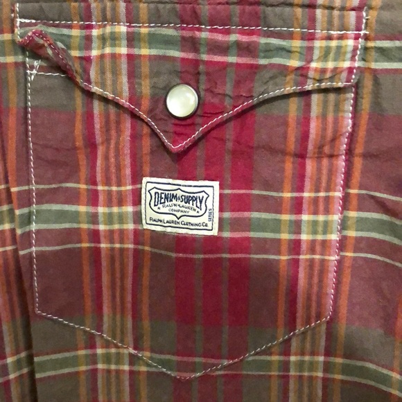 Men’s pearl snap western woven - Picture 2 of 5
